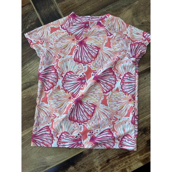 GYMBOREE Girls Mix N Match Pink Seashell Beach Shirt Top Size Medium - Picture 3 of 3